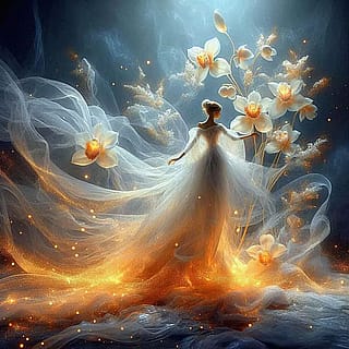 Ascension in Petal and Light'
