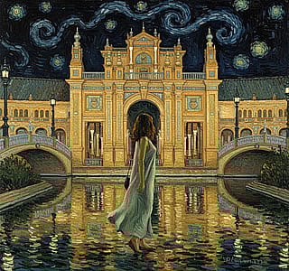 Can you guess the place of this summer night getaway?'