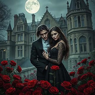 Gothic mansion 🖤 AI ART'