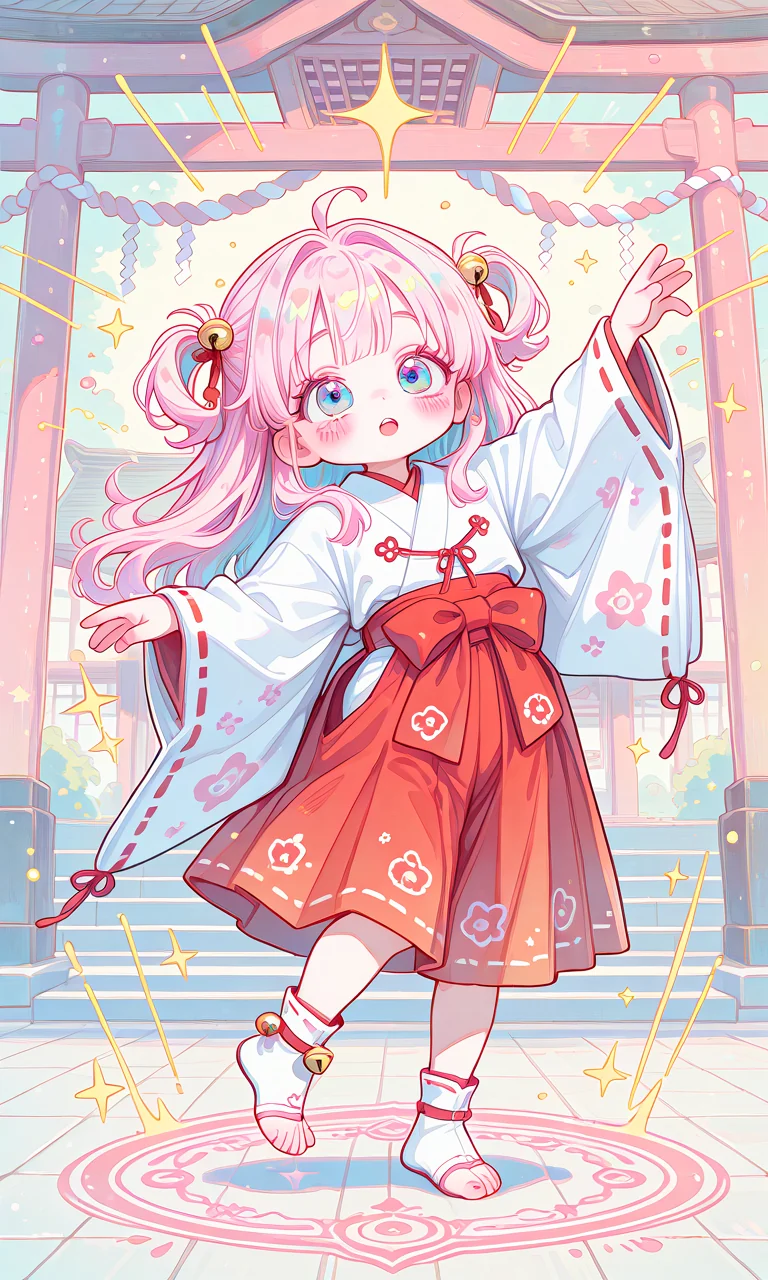 Cute miko made with pixai.art picture 1 of 1