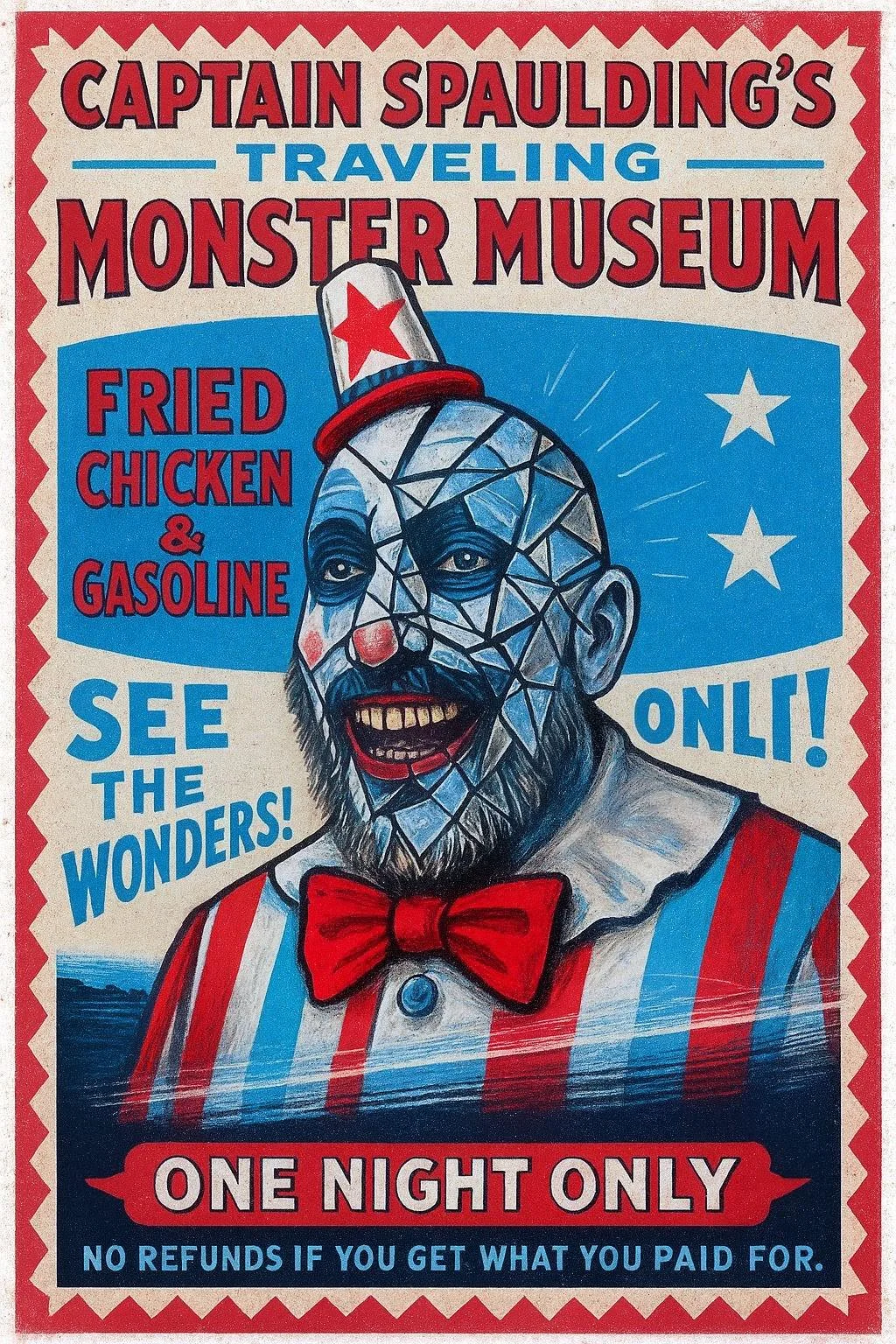 Fried Chicken, Gasoline & Shards - Flicktober day 20 (Captain Spaulding) picture 1 of 1