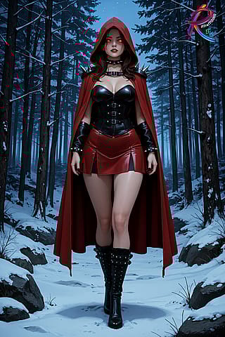 There are things in these woods more dangerous than wolves. (Red Riding Hood - riffraff12000)'