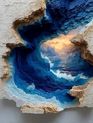 The ocean begins to breathe🌊 Created by Textideo Wan2.5 model'