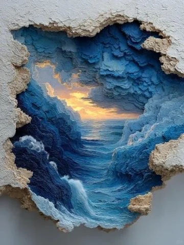 The ocean begins to breathe🌊 Created by Textideo Wan2.5 model picture 2 of 2