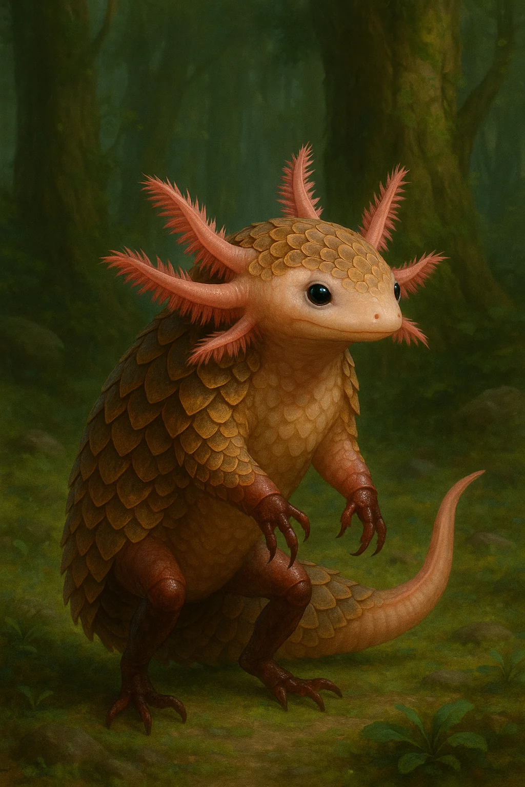 Creature of the day is the Leaf Cutter Pangolotl picture 1 of 1