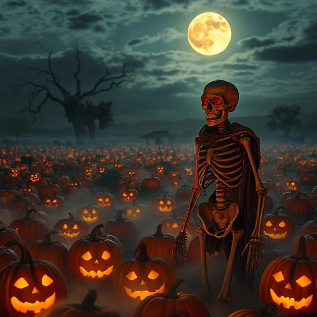 Jack o lantern field - DeepAI picture 1 of 1