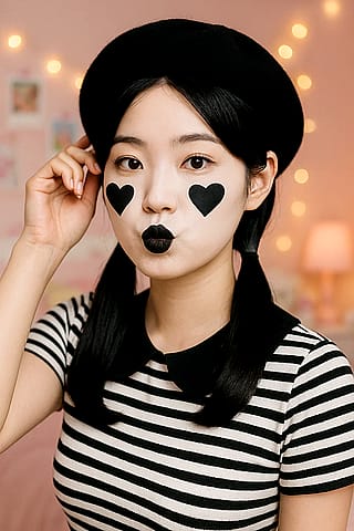 Cute contrast'