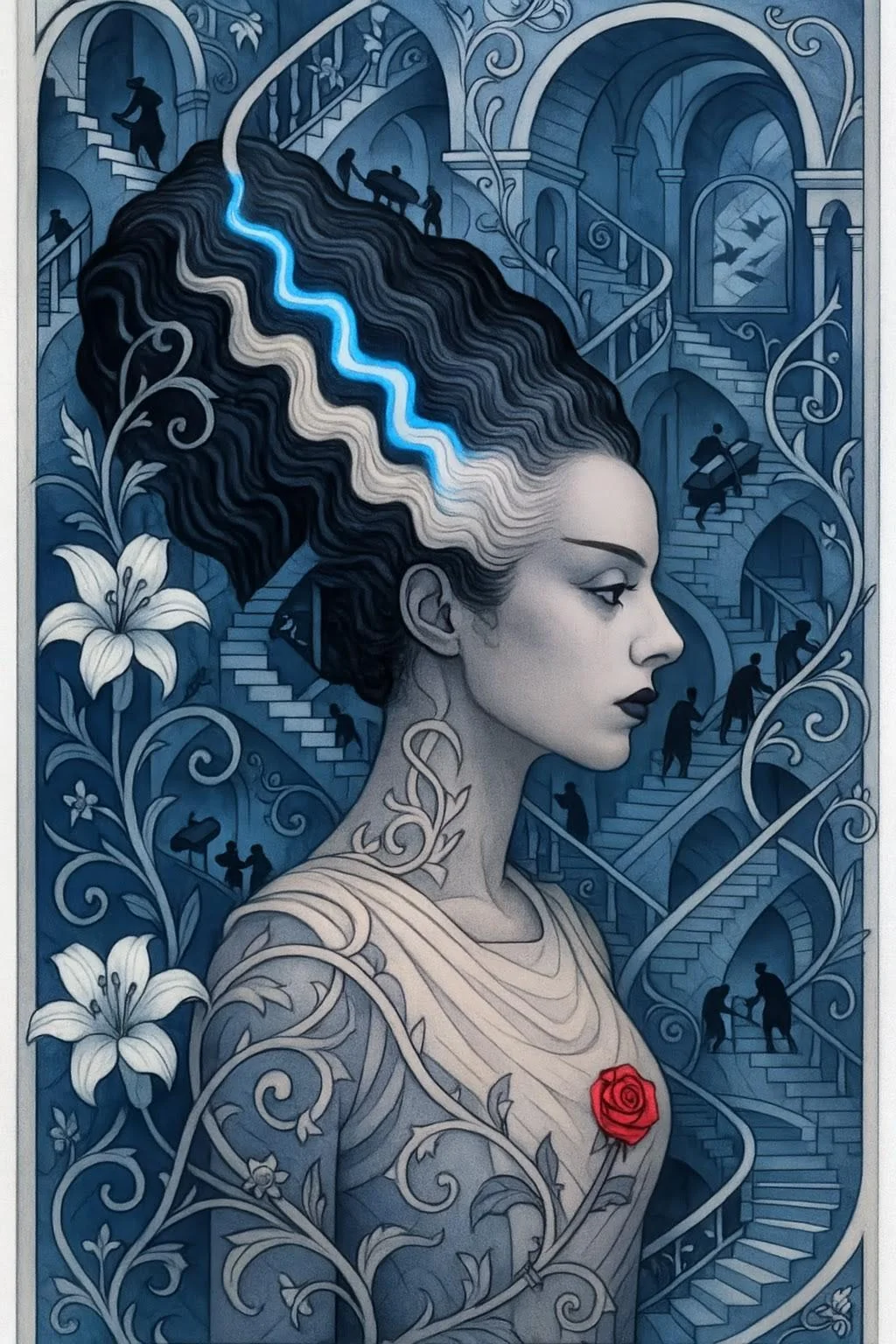 Arabesque of the Endless Stair - Flicktober day 23 (The Bride) picture 1 of 1