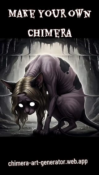 I made my first app using ai its called The Chimera Engine, 5 free credits without sign up. I thought itd be cool for Halloween. If you make any and share on socials please tag the site 😊'