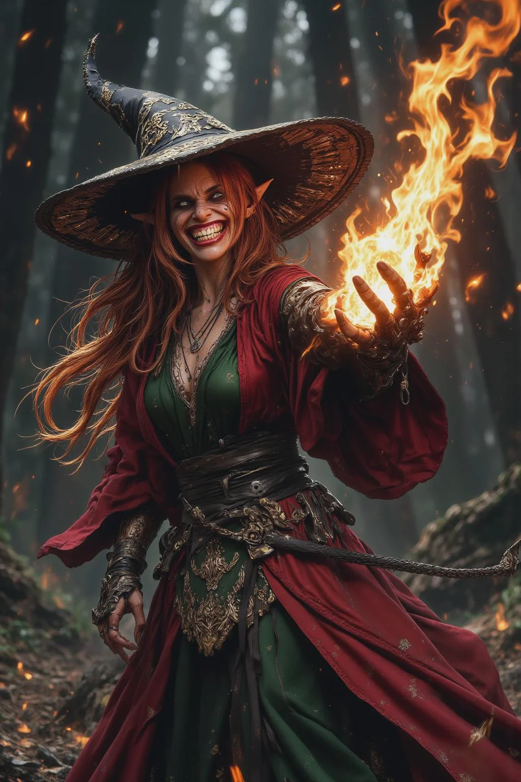 The elven witch went crazy. picture 1 of 1