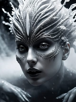 Silvery Echo In Crystal Darkness'