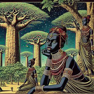Trio and the Baobab'