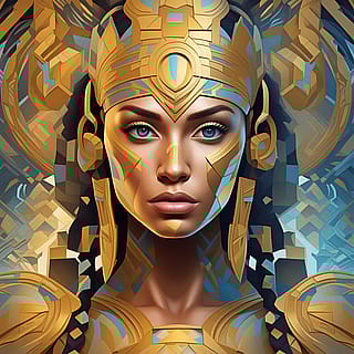 Blue Eyes Gold Crown Silent Dawn'