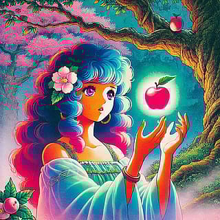 Tree and apple'
