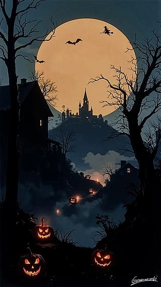 '25 Halloween Week [2] / Phone Wallpaper Archives'