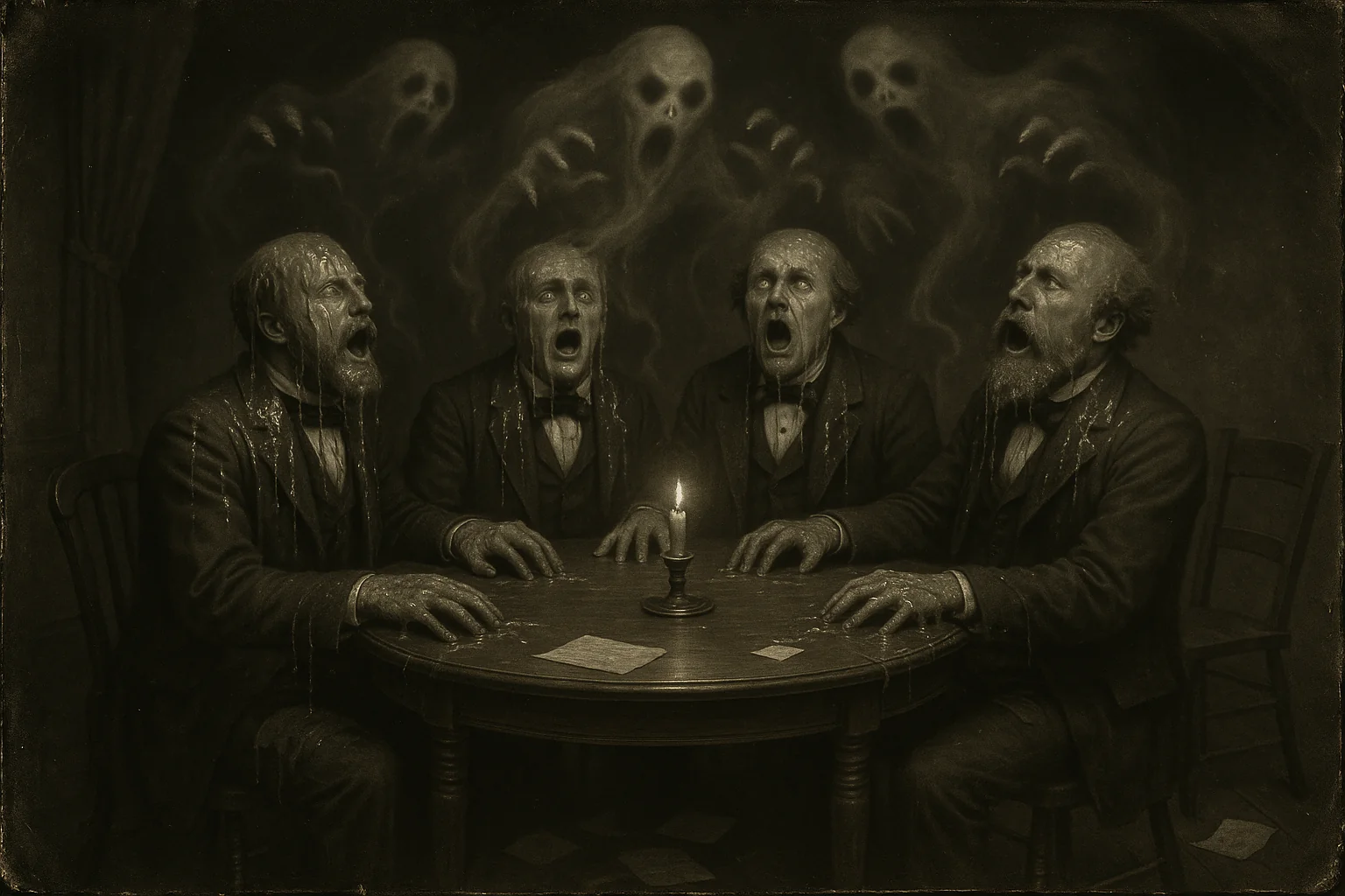 "Oh those ghosts and their ectoplasm" picture 1 of 1