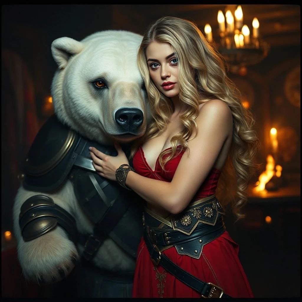 A lady and her bear picture 1 of 1