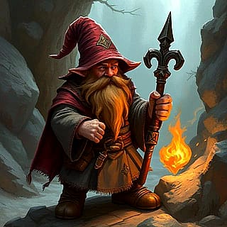 Dwarf Wizard DeepAi'