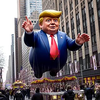 Macy s Parade Trump Balloon'