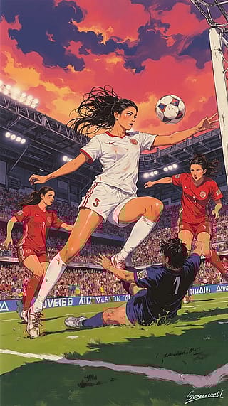 Decisive Moment at the Goal / Phone Wallpaper Archives'