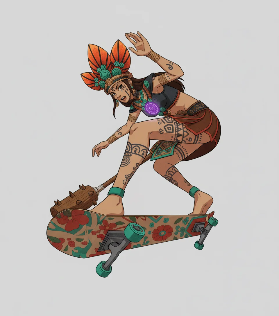 Aztec zodiac sign Xochitl flower character mine picture 2 of 3