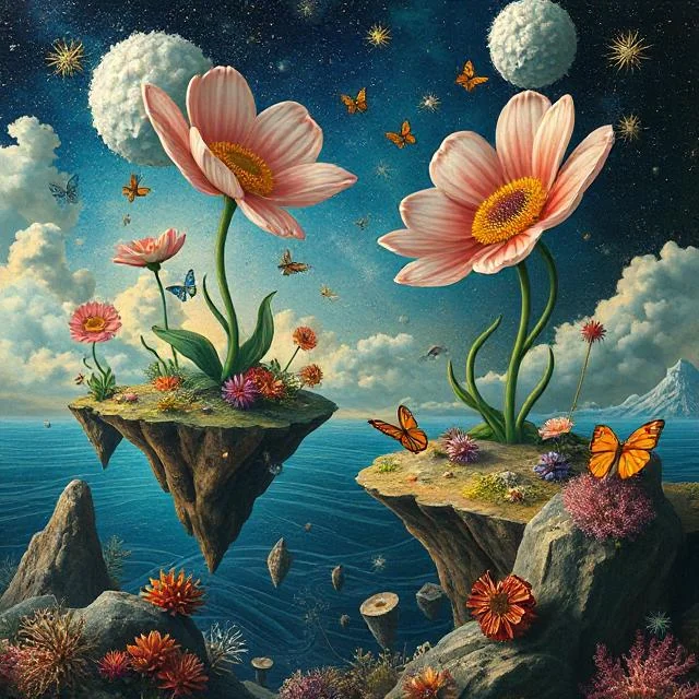 Dali inspired Floating Flowers from Floating Islands picture 1 of 1