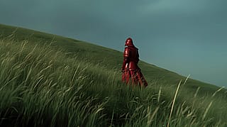 Samurai in a field'
