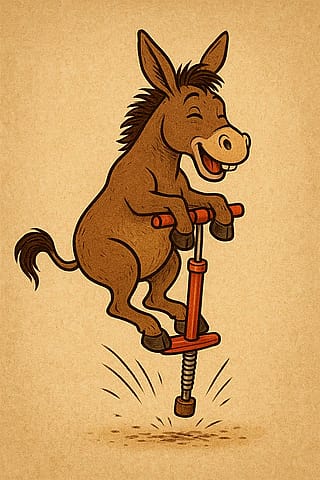 I used to have a pogo stick'