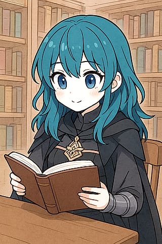 Byleth reading'