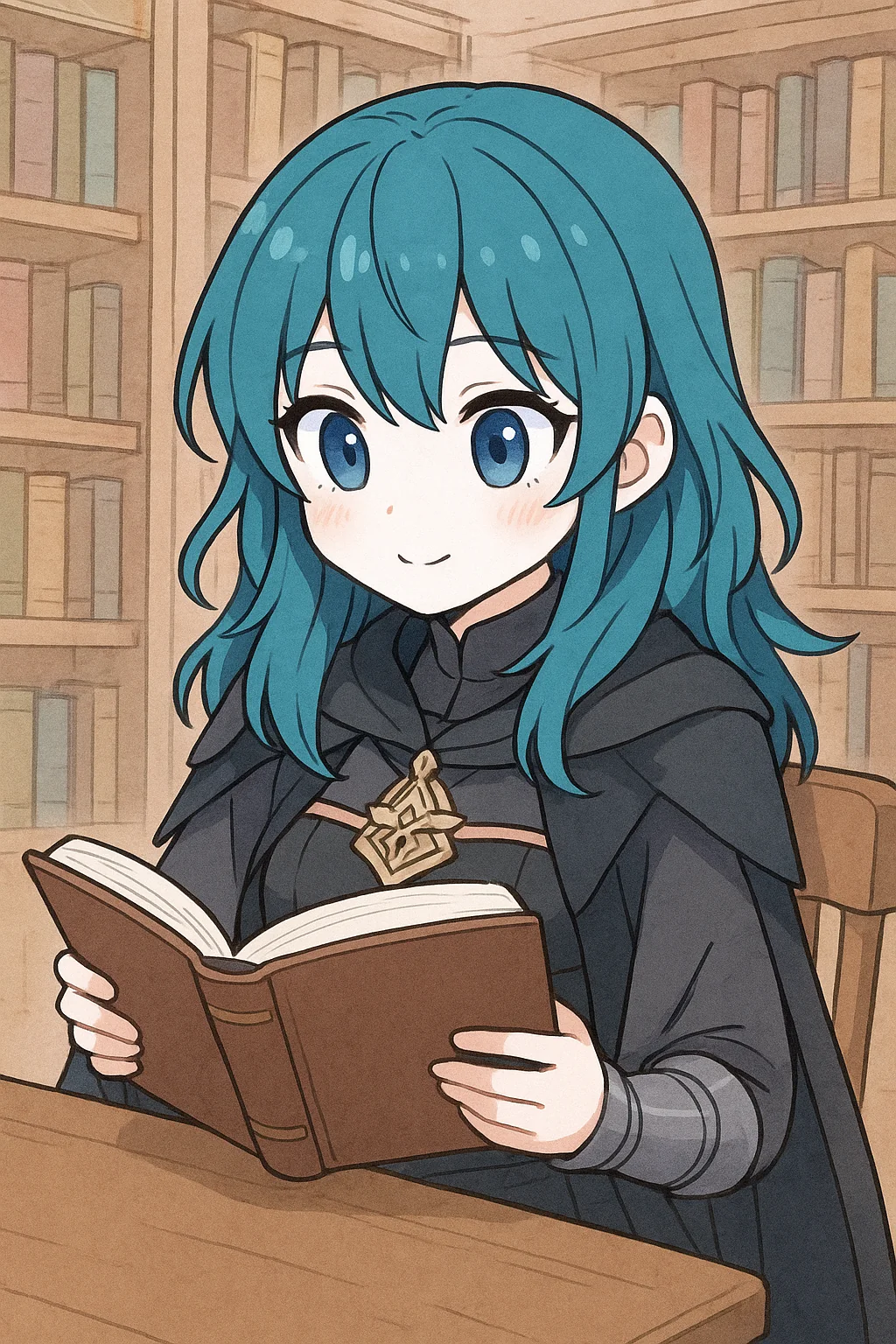 Byleth reading picture 1 of 1
