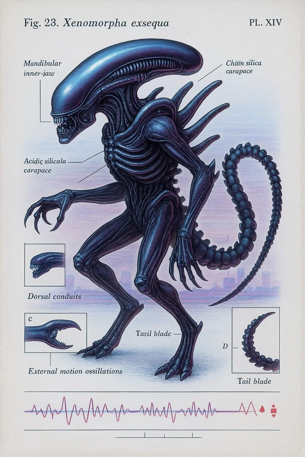 Atlas of a Midnight Organism - Flicktober day 27 (Xenomorph) picture 1 of 1