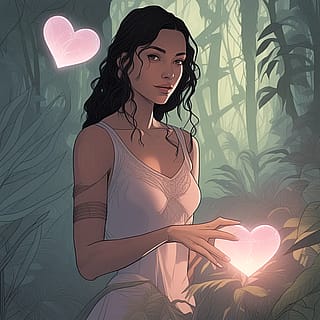 Whispers Of Light In Green Silence'