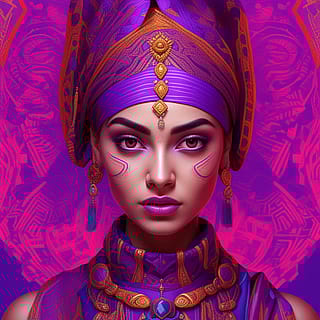 Crimson Crowned Purple Veil'