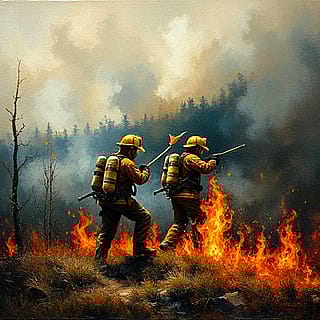 Battling Wildfires'