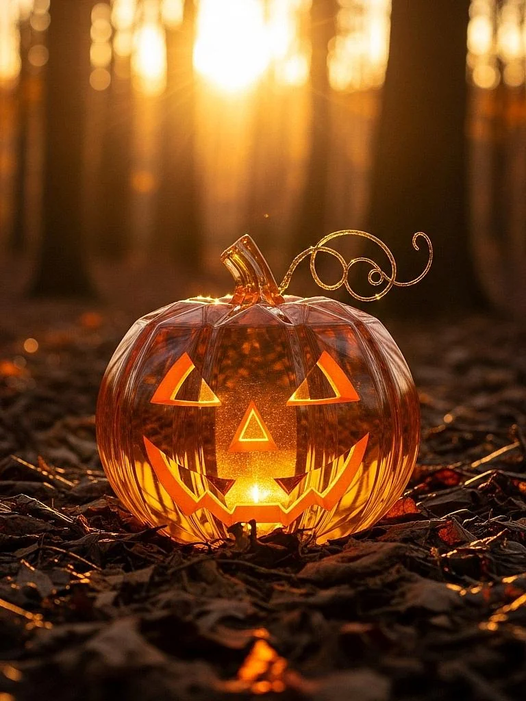 A beautiful pumpkin waiting for Halloween picture 1 of 1