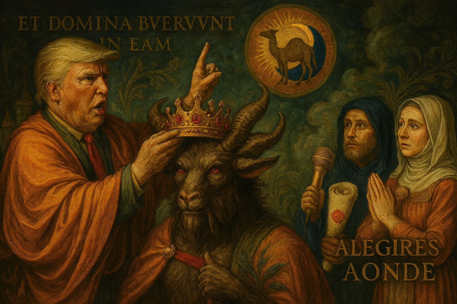 I don't own a bible, so I asked Ai to visualize Trump/Revelation 13:3 picture 1 of 1