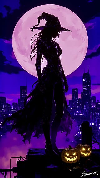 '25 Halloween Week [4] / Phone Wallpaper Archives'