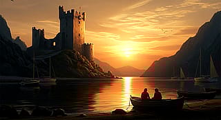 Vestige of the past in the twilight'