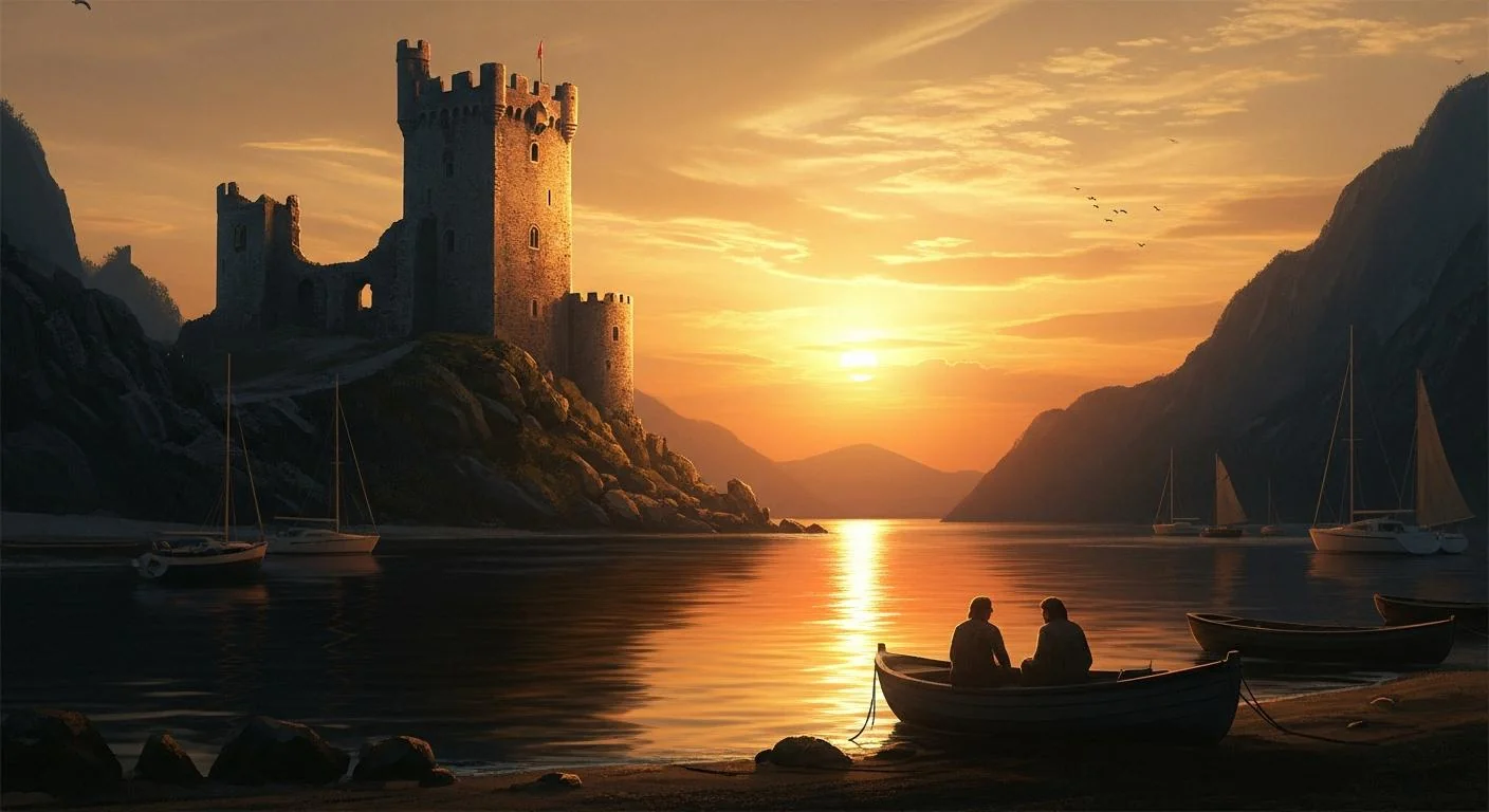 Vestige of the past in the twilight picture 1 of 1