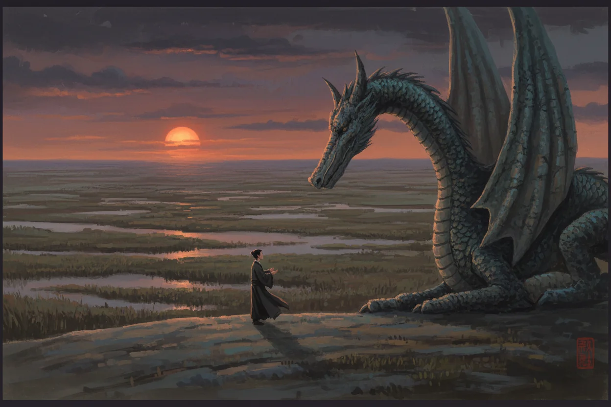 Before the setting sun picture 2 of 2