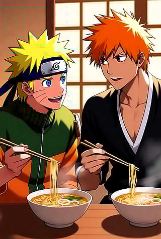 A wholesome moment between distant friends'