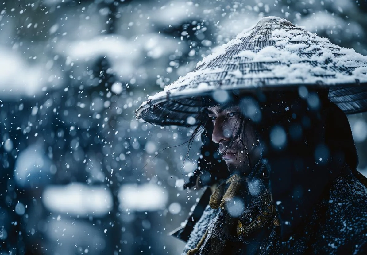 Musashi before the duel at Rengeōin temple picture 1 of 1