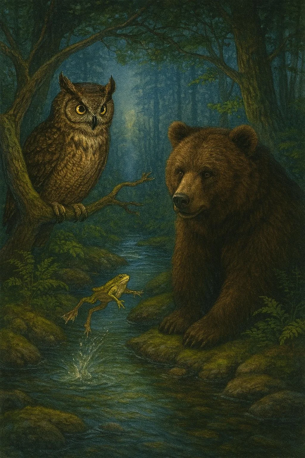 The owl and the bear picture 1 of 1