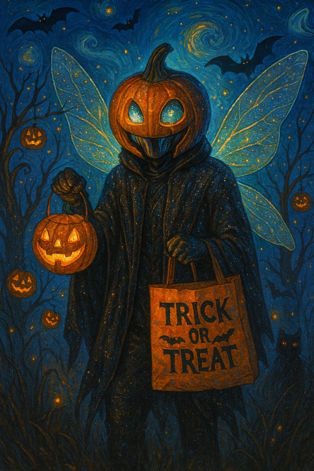 This is ChatGPT's costume drawing gone horribly wrong - he was trying for silver android and got a pumpkin with wings LOLROF!!! picture 1 of 1