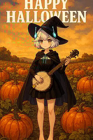 Halloween Ellie minibot'