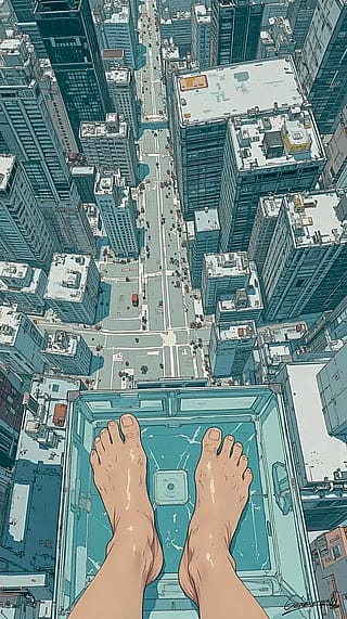 One Sheet of Glass Between Me and the City / Phone Wallpaper Archives'