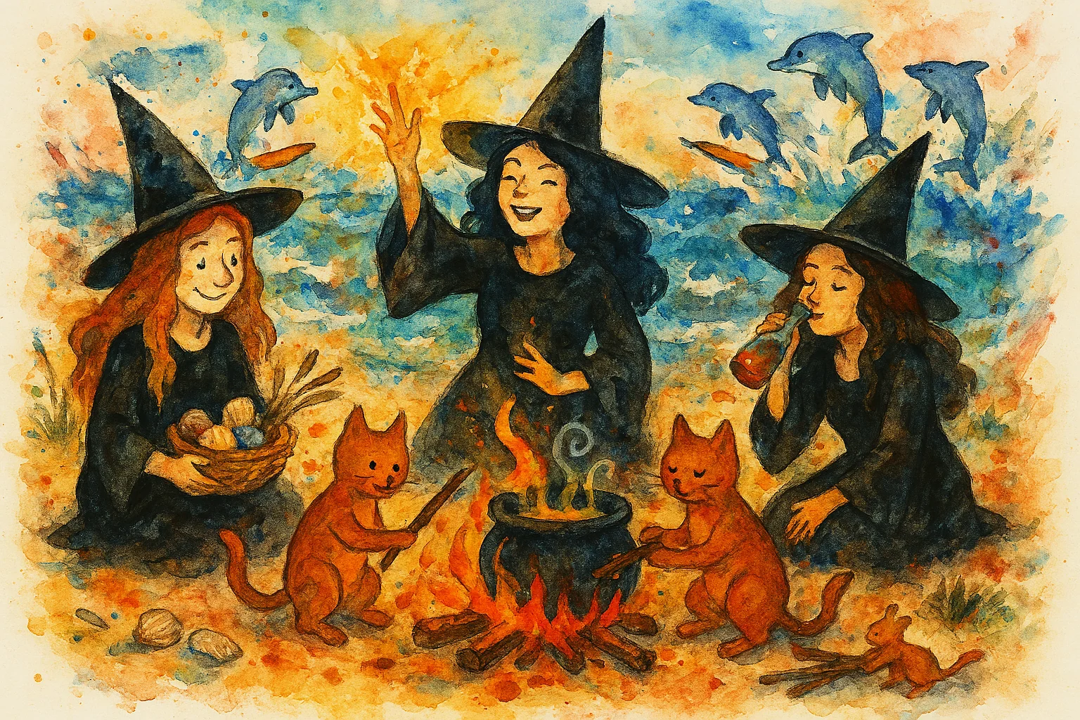 Witches on Beach picture 1 of 1