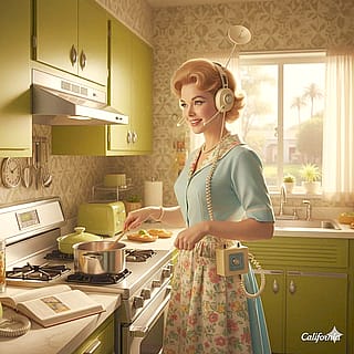 She’s got the latest gadgets in 1965'