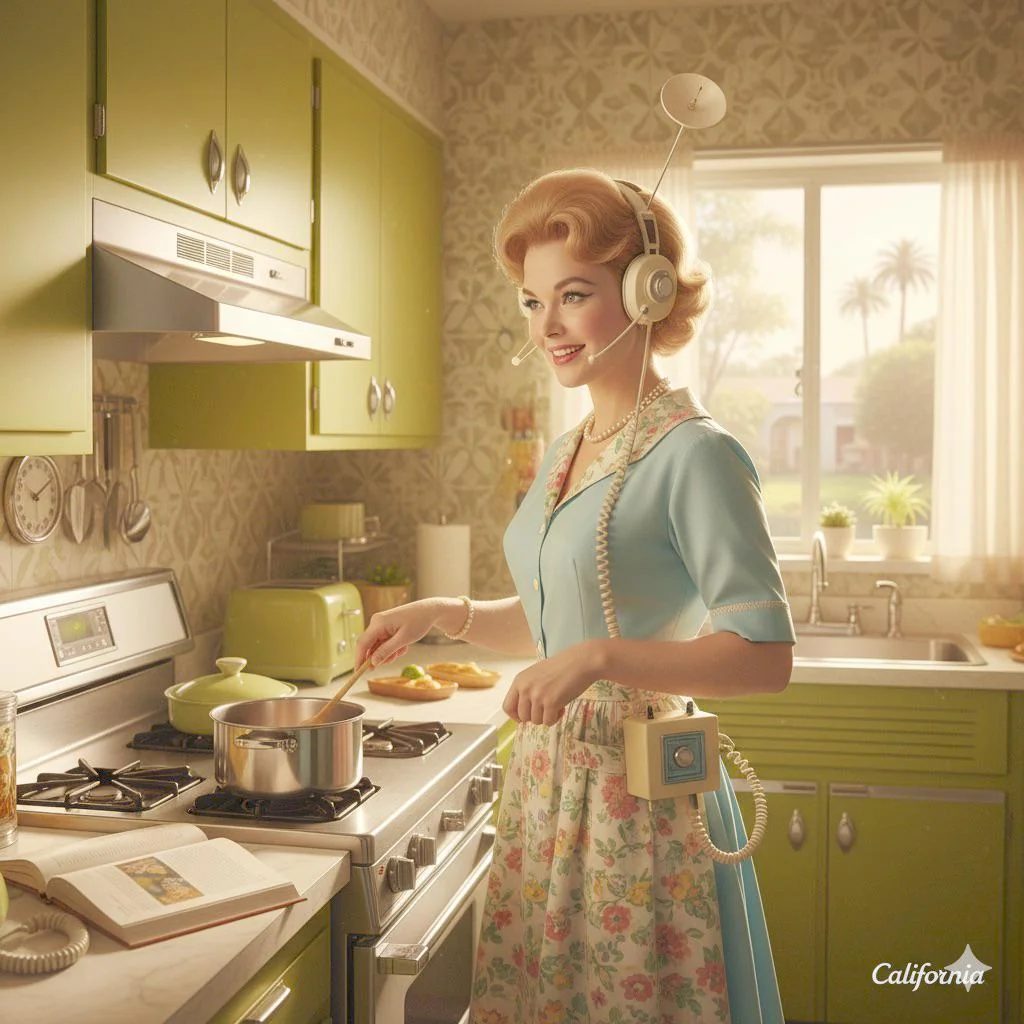 She’s got the latest gadgets in 1965 picture 1 of 1