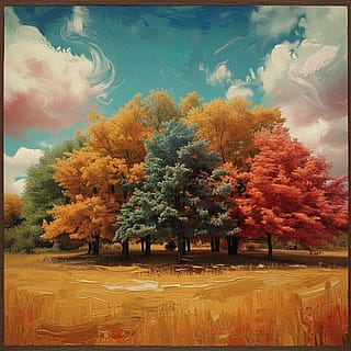 A different spin on fall color'